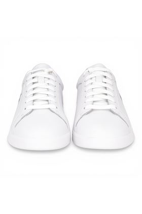 Sneaker uomo Polo in pelle colore bianco. POLO RALPH LAURENT | 809P10044-002